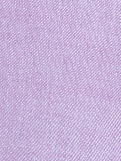 Raymond Purple Solid Slim Fit Cotton Formal Shirt