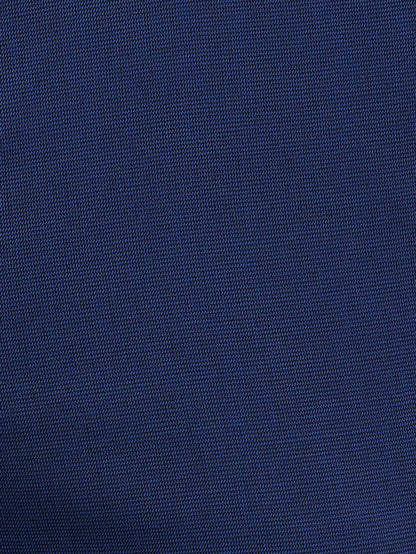 Raymond Blue Structure Contemporary Fit Polyester Blend Trouser