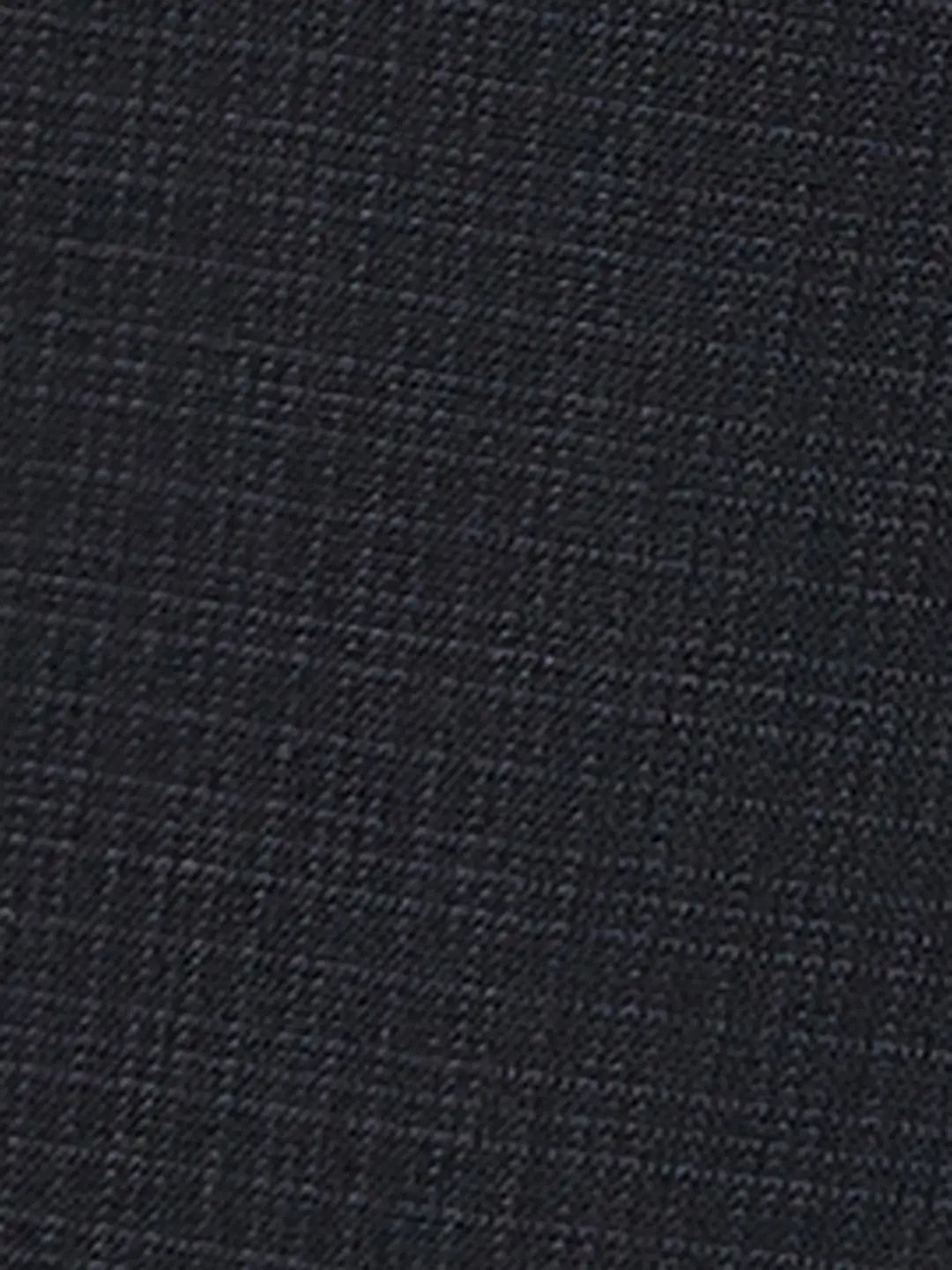 Raymond Men Black Structure Slim Fit Polyester Blend Trouser