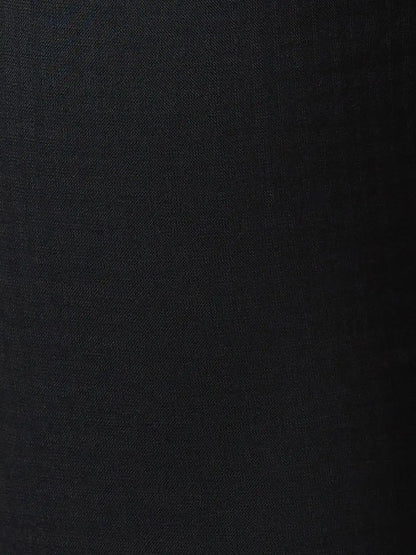 Raymond Men Brown Solid Slim Fit Polyester Blend Trouser