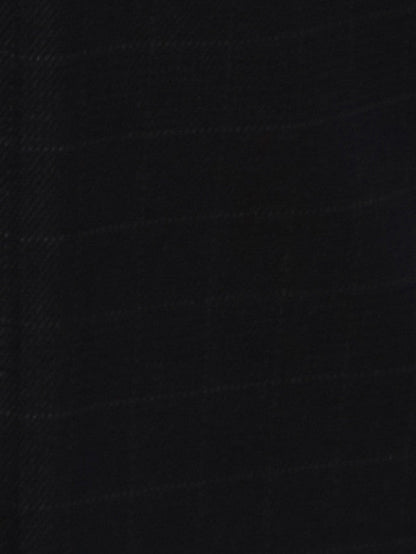 Raymond Black Solid Slim Fit Polyester Blend Trouser