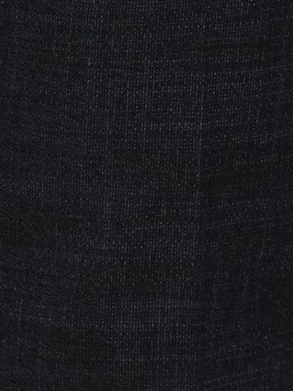 Raymond Men Blue Checkered Slim Fit Trouser