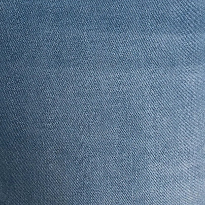 Men Blue Skinny Cropped Fit Twill Cotton Blend Jeans