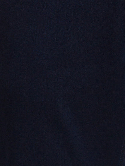 Parx Blue Jacquard Slim Tapered Fit Cotton Blend Jeans