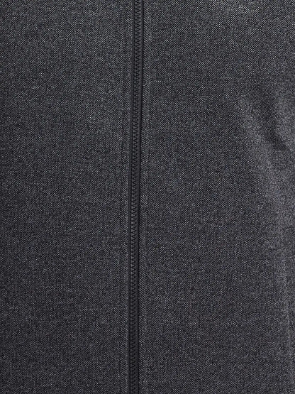 Parx Men Black Regular Fit Solid Cotton Blend Sweatshirt