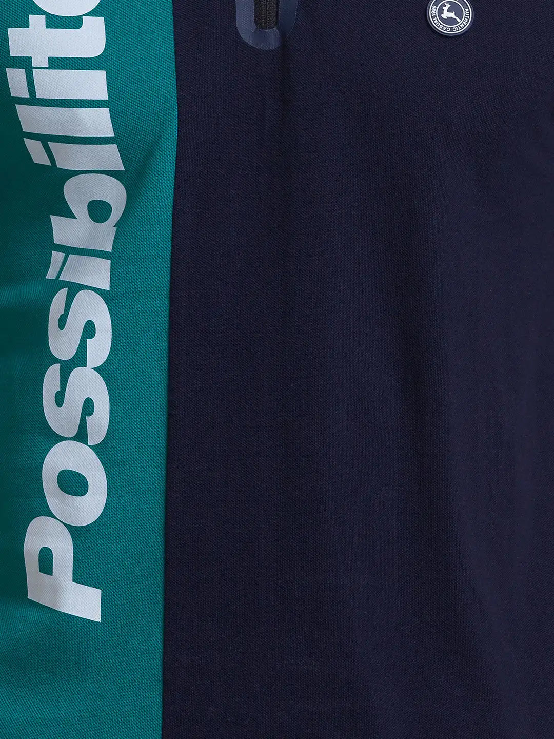 Parx Men Blue Cut & Sew Regular Fit Cotton T-Shirt