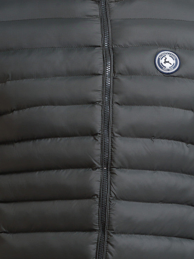 Parx Men Green Solid Polyester Jacket