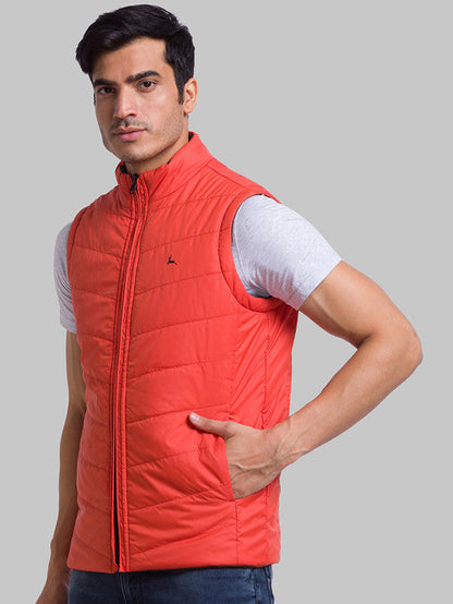 Parx Men Black Solid Polyester Jacket