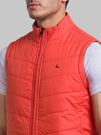 Parx Men Black Solid Polyester Jacket