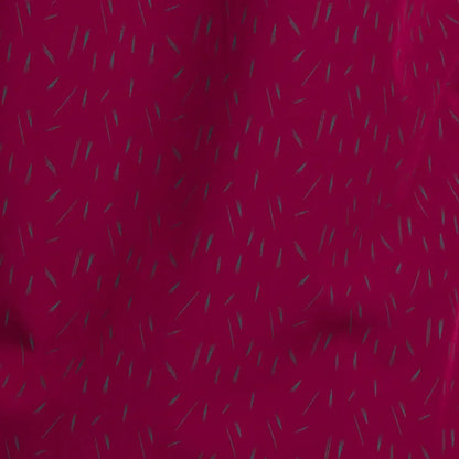 Men Red Slim Fit Print Polyester Blend Full Sleeve Shirts