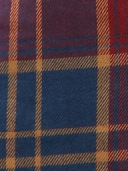 Parx Men Red Checks Slim Fit Cotton Full Sleeve Shirts