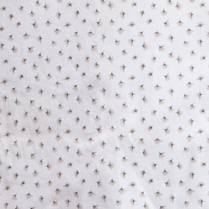 Men White Slim Fit Print Cotton Full Sleeves Cutaway Collar Shirts