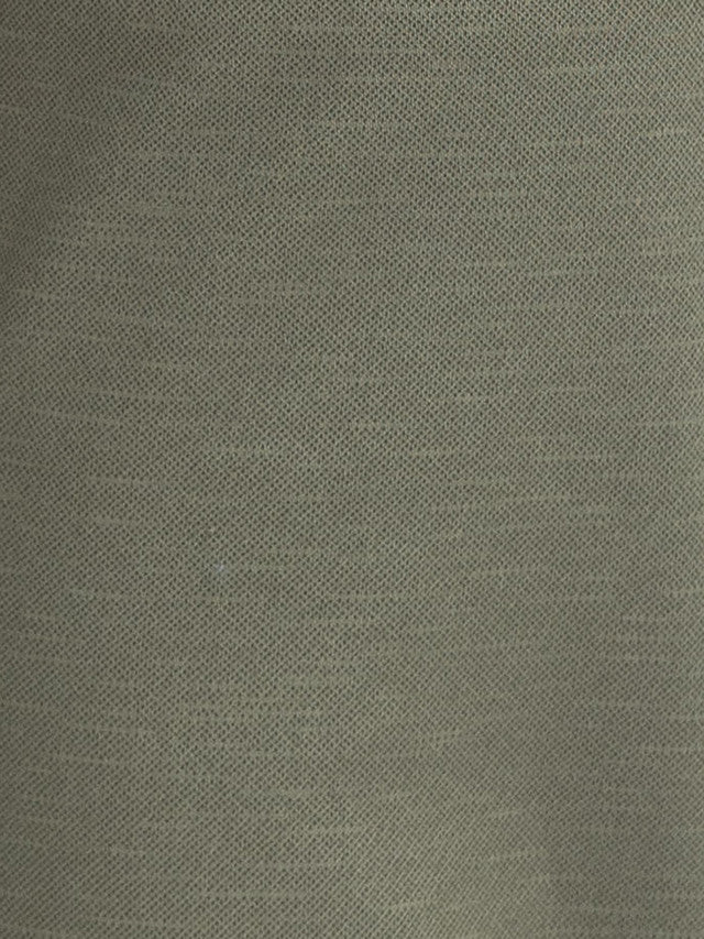 Parx Green Printed Low Rise Tapered Fit Cotton Blend Trouser