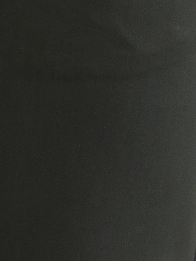 Parx Green Solid Low Rise Tapered Fit Cotton Blend Trouser