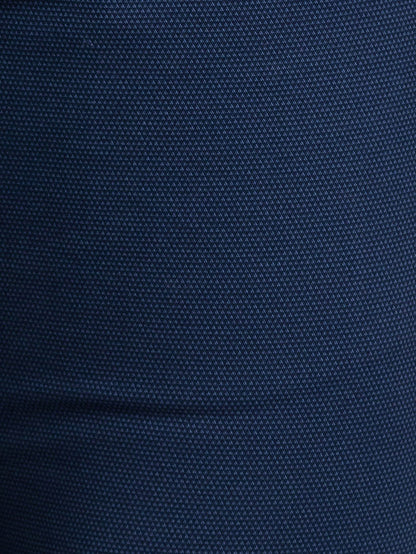 Parx Men Blue Printed Super Slim Fit Trouser