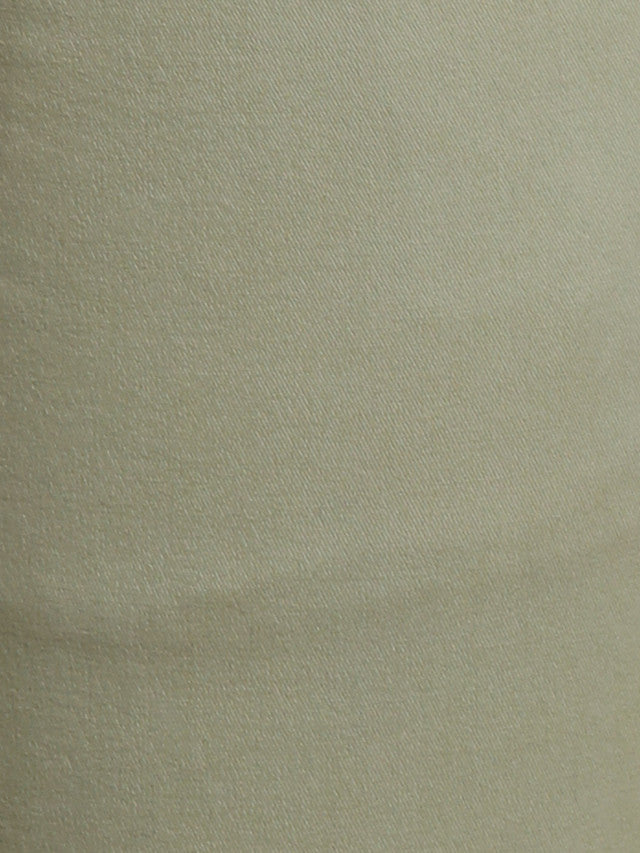 Parx Green Solid Super Slim Fit Cotton Blend Trouser