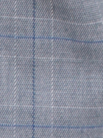 Parx Men Blue Solid Tapered Fit Trouser