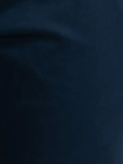 Men Blue Lrt Fit Solid Cotton Blend Trouser