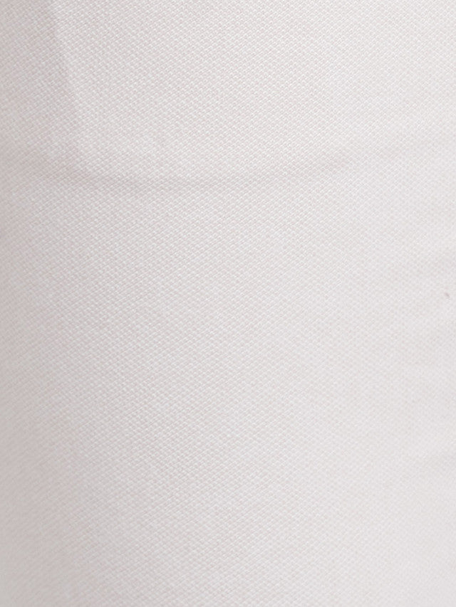 Parx Beige Yarn Dyed Low Rise Tapered Fit Cotton Blend Trouser