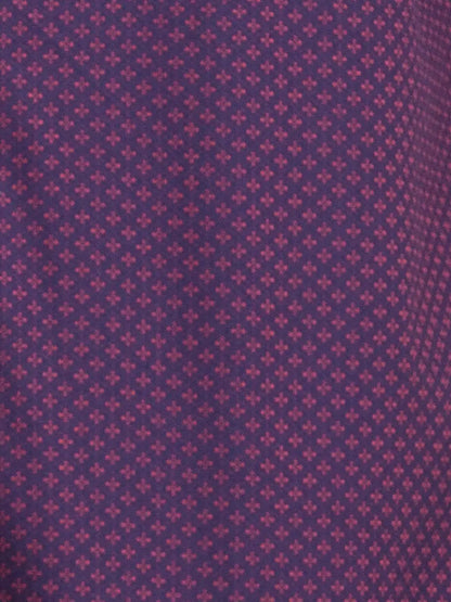 Men Red Tailored Fit Solid Cotton Full Sleeve Shirts