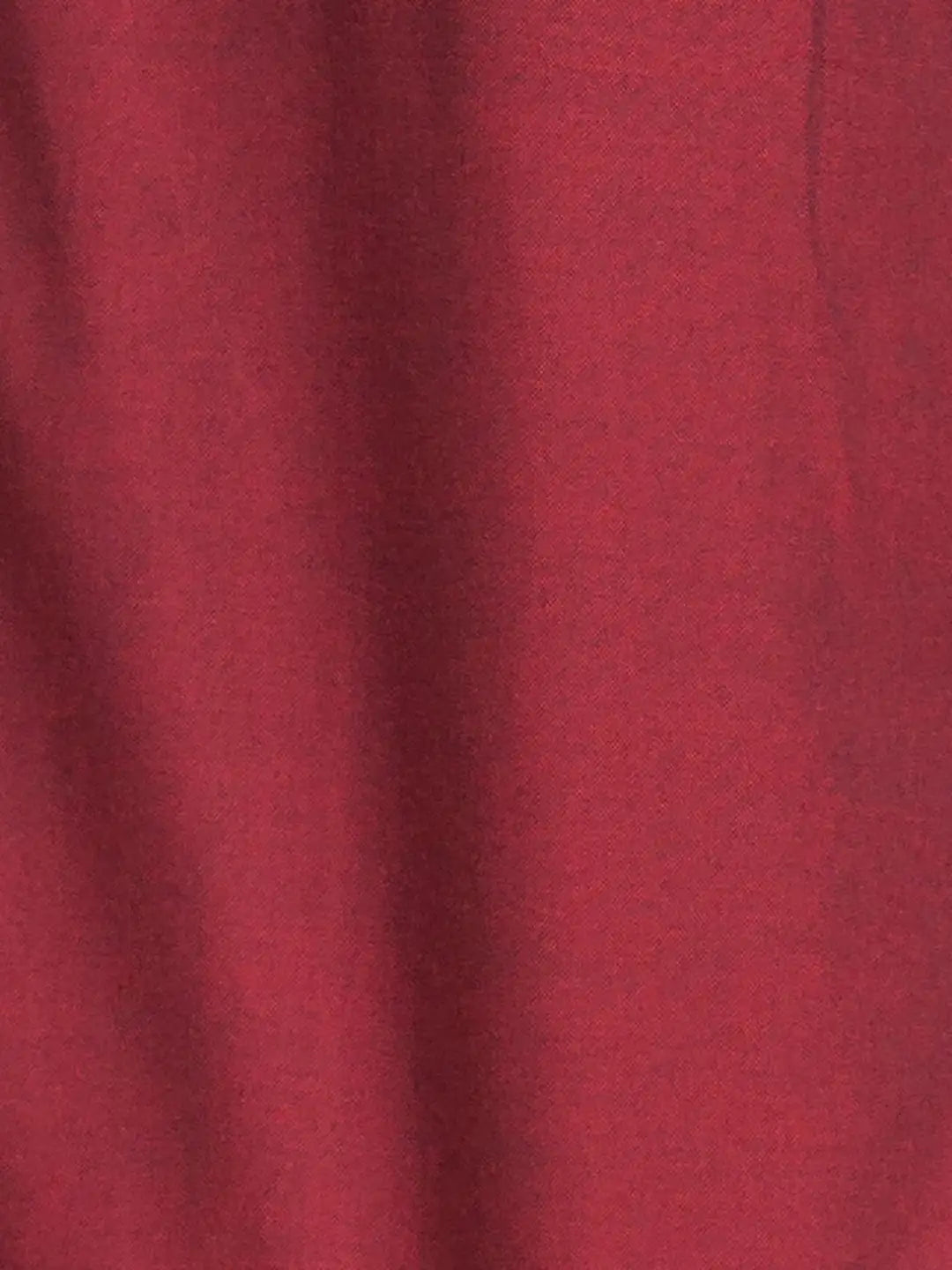 Men Red Tailored Fit Solid Cotton Full Sleeve Shirts