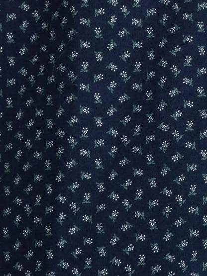 Men Blue Slim Fit Print Cotton Full Sleeve Shirts